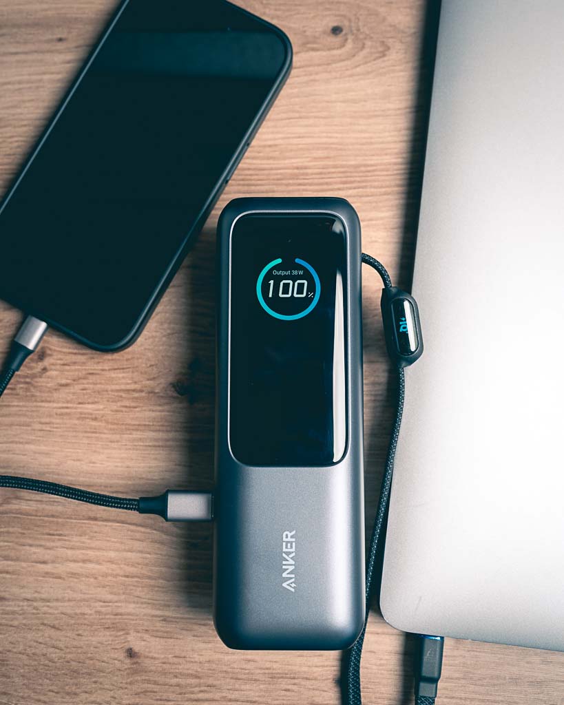 Anker Powerbank Iphone Laptop laden