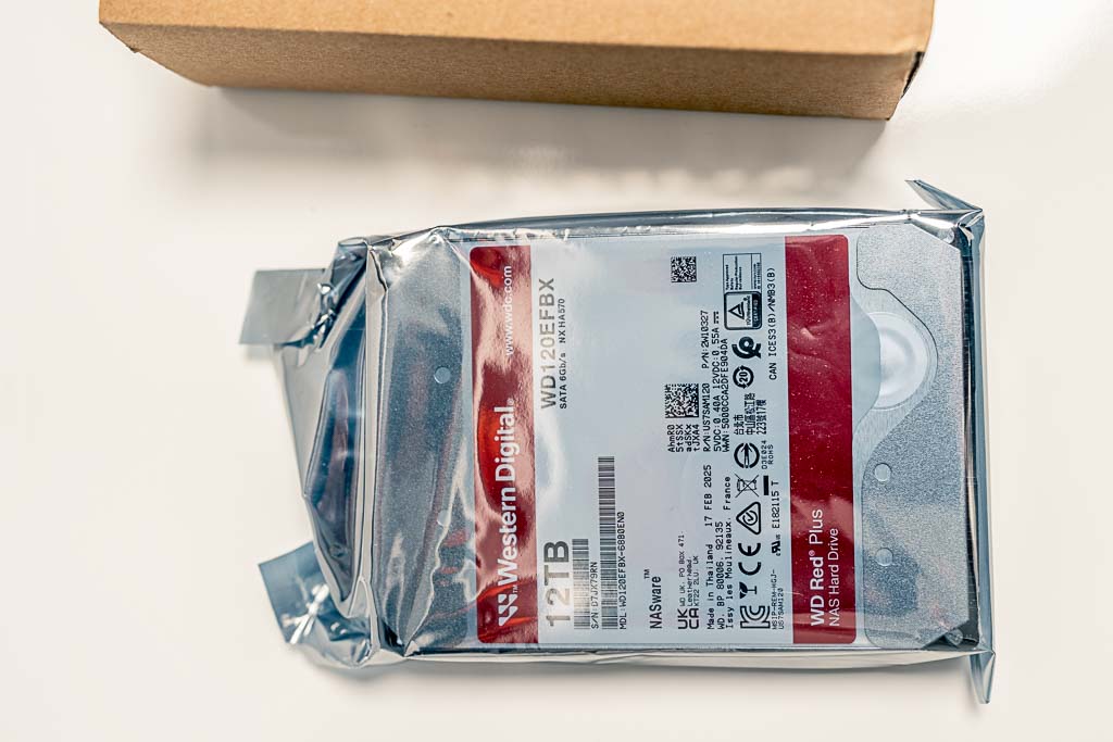 Nas Festplatte neu verpackt